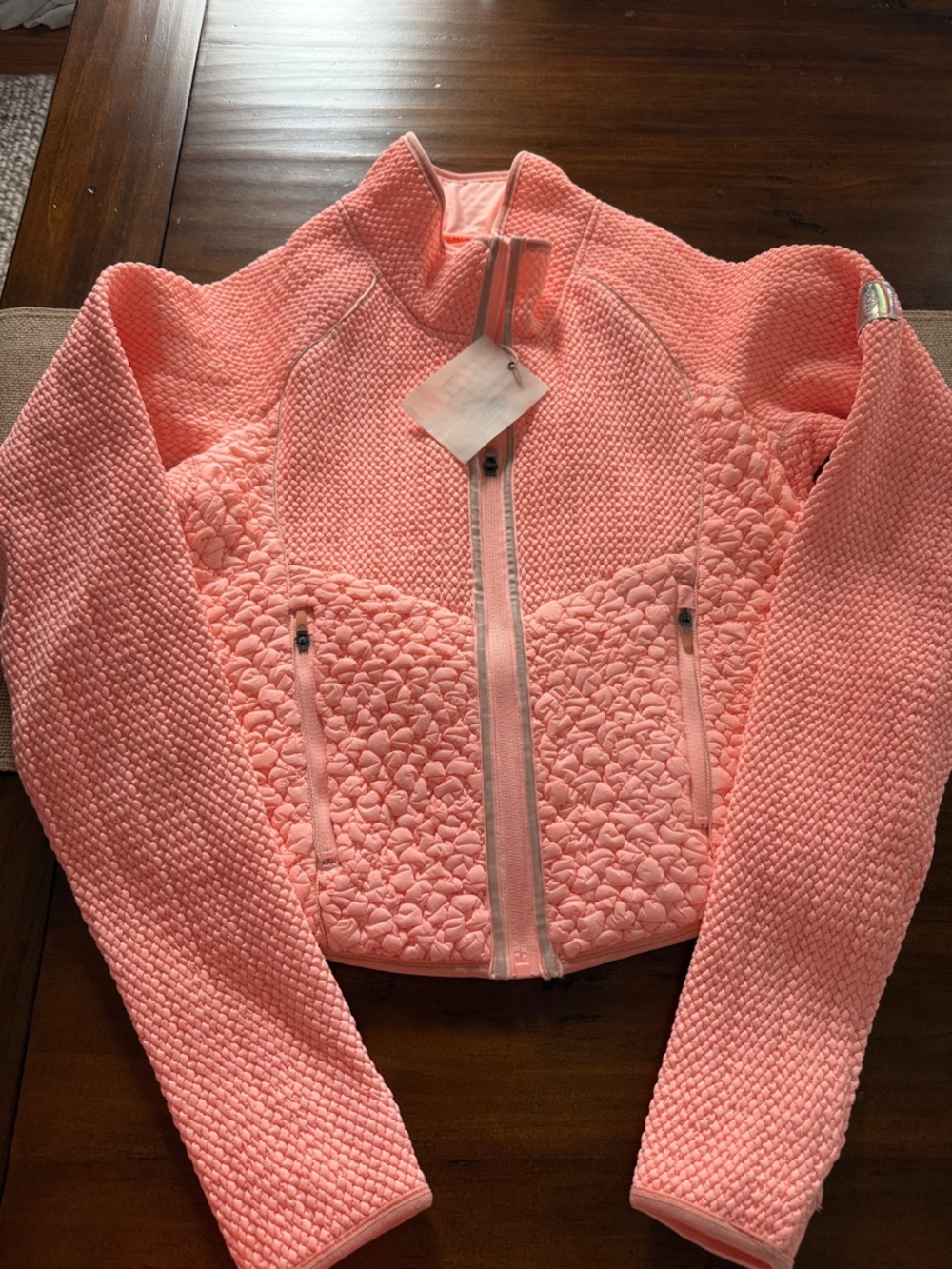 FP Movement by Free People Quilted Pink Utility Jacket